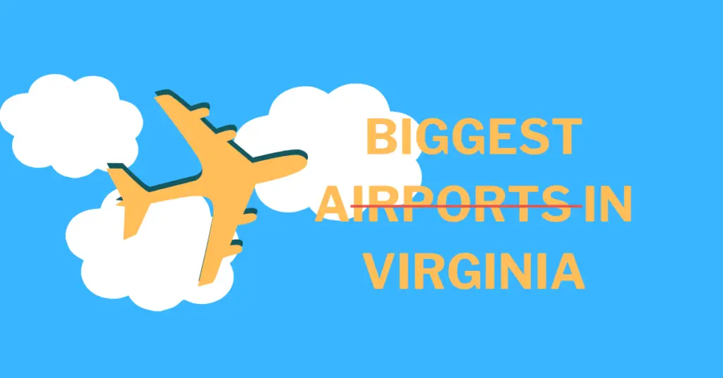 biggest airports in virginia
