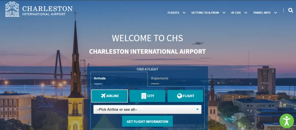 Charleston International Airport - second biggest airport in South Carolina
