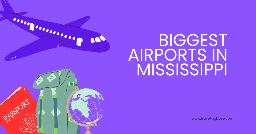biggest airport in Mississippi