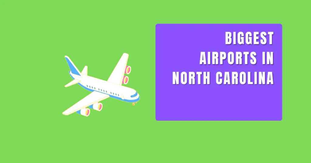 Biggest airports in North Carolina